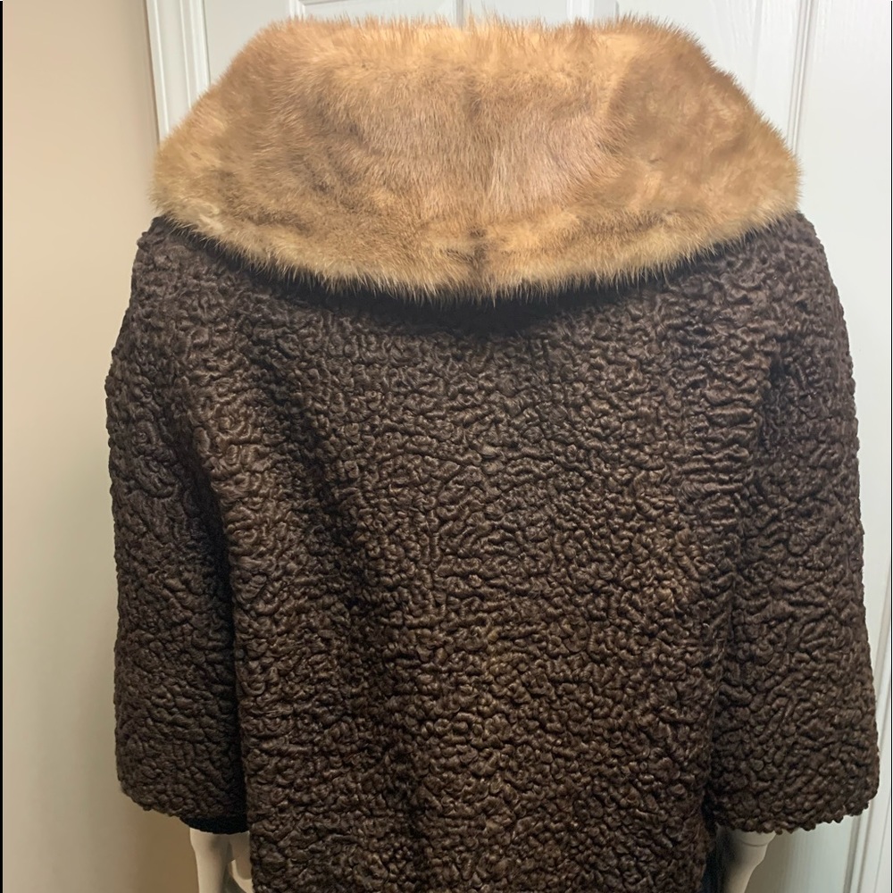 Brown mink jacket - Picture 15 of 16